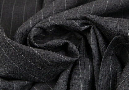 COMME des GARCONS HOMME DEUX Wool Stripe Jacket Gray Size M