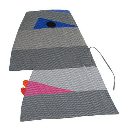 ISSEY MIYAKE IKKO TANAKA Face Print Dress Blue Size 3
