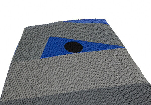 ISSEY MIYAKE IKKO TANAKA Face Print Dress Blue Size 3