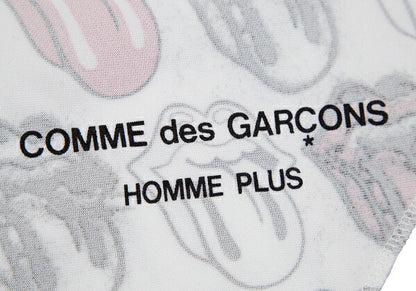 COMME des GARCONS HOMME PLUS Rolling Stones Top White Size M