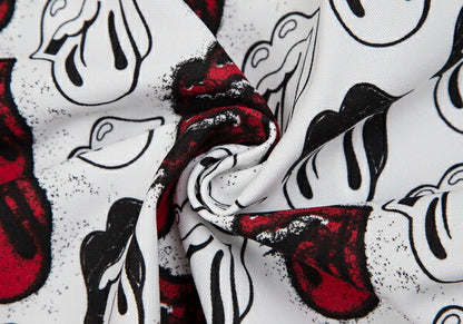 COMME des GARCONS HOMME PLUS Rolling Stones Top White Size M