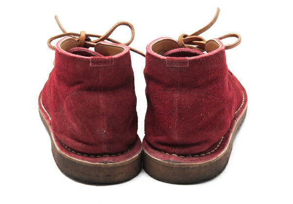 COMME des GARCONS HOMME Suede Desert Boots Red Size 25.5cm