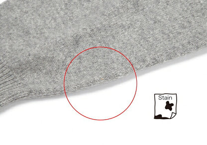 Papas Wool Angora Zip-Up Knit Gray Size M
