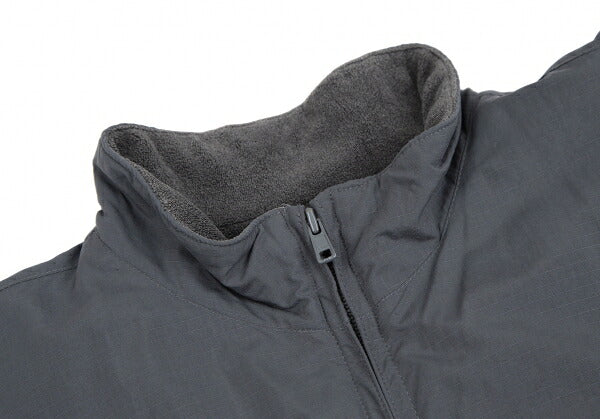 Papas Ripstop Fleece Lined Zip Jacket Blue Gray Size M