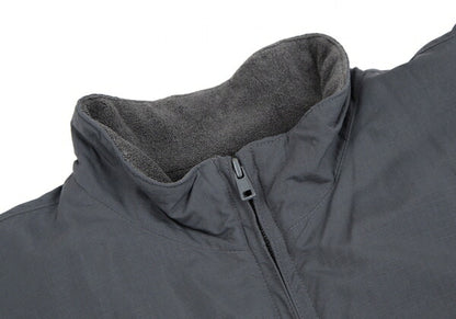 Papas Ripstop Fleece Lined Zip Jacket Blue Gray Size M