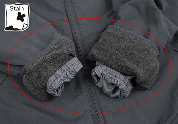 Papas Ripstop Fleece Lined Zip Jacket Blue Gray Size M