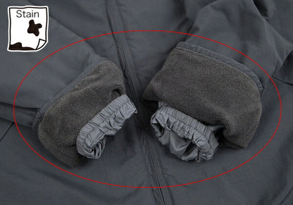 Papas Ripstop Fleece Lined Zip Jacket Blue Gray Size M