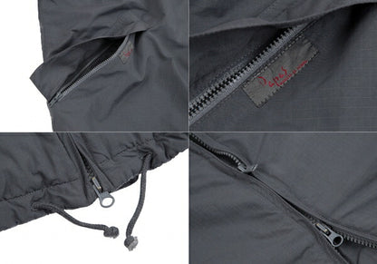 Papas Ripstop Fleece Lined Zip Jacket Blue Gray Size M