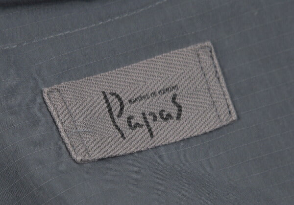 Papas Ripstop Fleece Lined Zip Jacket Blue Gray Size M