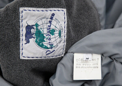 Papas Ripstop Fleece Lined Zip Jacket Blue Gray Size M
