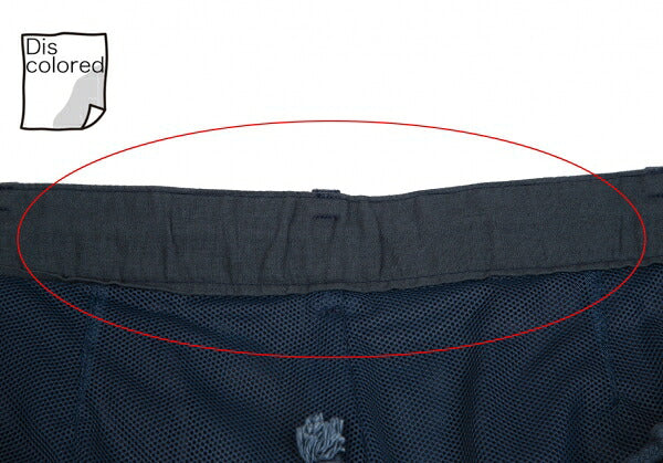 Papas Linen Watch Print Mesh Lined Shorts Navy Size 52LL