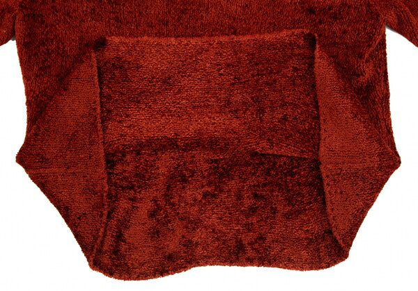 Y's Rayon Pile Knit Sweater Brick Size M
