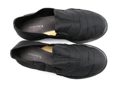 Y's for men Quilted Slip-Ons Black Size 26cm