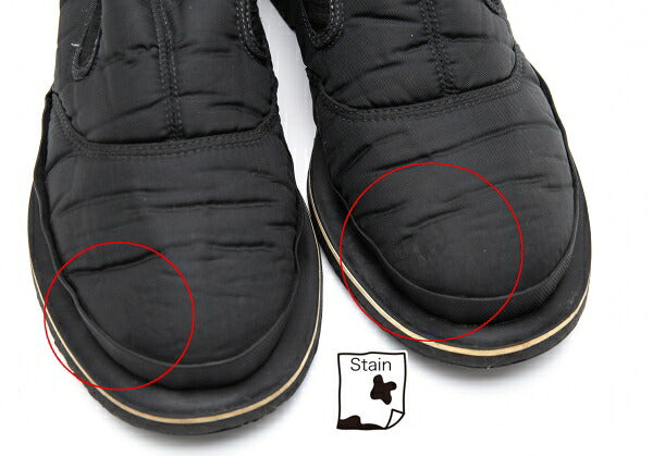 Y's for men Quilted Slip-Ons Black Size 26cm