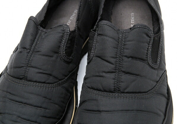 Y's for men Quilted Slip-Ons Black Size 26cm