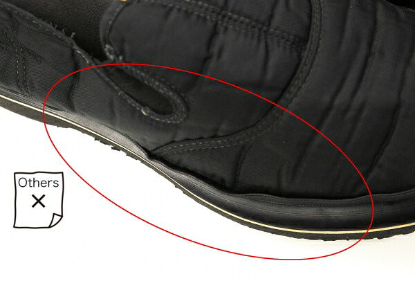 Y's for men Quilted Slip-Ons Black Size 26cm