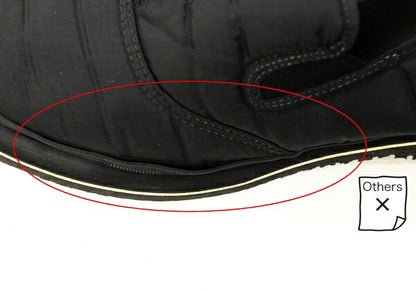 Y's for men Quilted Slip-Ons Black Size 26cm