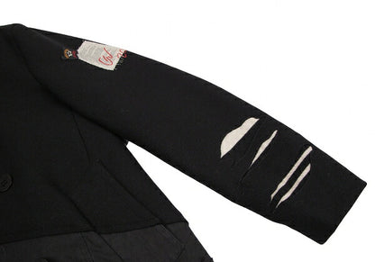 PAUL & SHARK By GREG LAUREN Reconstructed Coat Black Size S