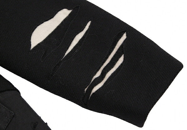PAUL & SHARK By GREG LAUREN Reconstructed Coat Black Size S