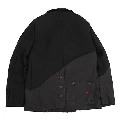 PAUL & SHARK By GREG LAUREN Reconstructed Coat Black Size S