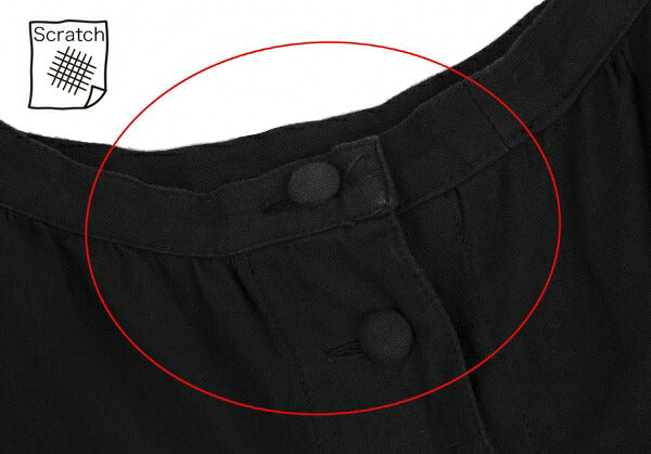 PINK HOUSE Black Flower Patchwork Front Button Skirt Size M