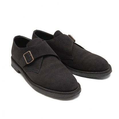 Y's for men Suede Monk Strap Shoes Black Size 28.5cm