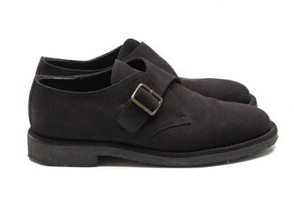 Y's for men Suede Monk Strap Shoes Black Size 28.5cm