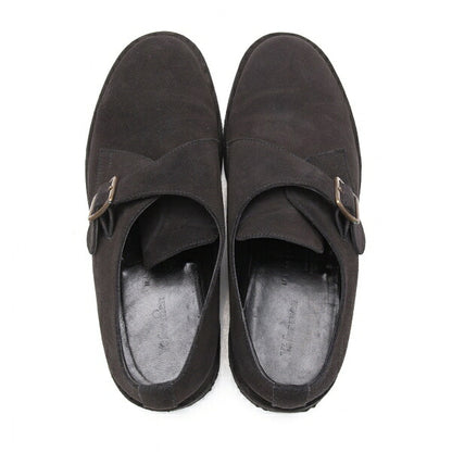 Y's for men Suede Monk Strap Shoes Black Size 28.5cm