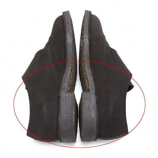 Y's for men Suede Monk Strap Shoes Black Size 28.5cm