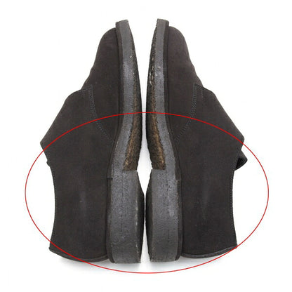Y's for men Suede Monk Strap Shoes Black Size 28.5cm