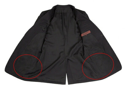 COMME des GARCONS HOMME DEUX Black Stripe 2B Jacket Size M