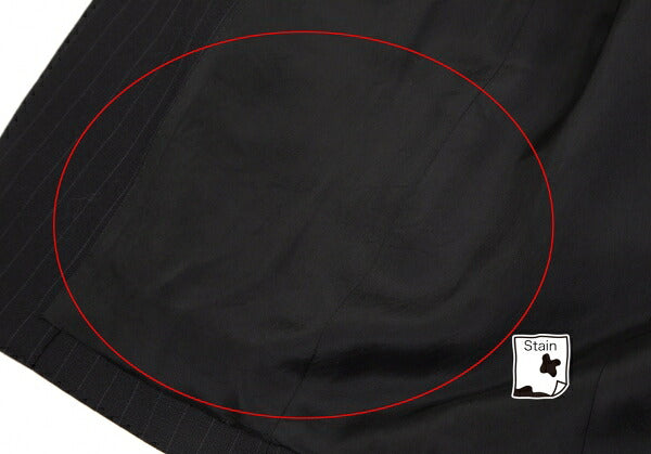 COMME des GARCONS HOMME DEUX Black Stripe 2B Jacket Size M