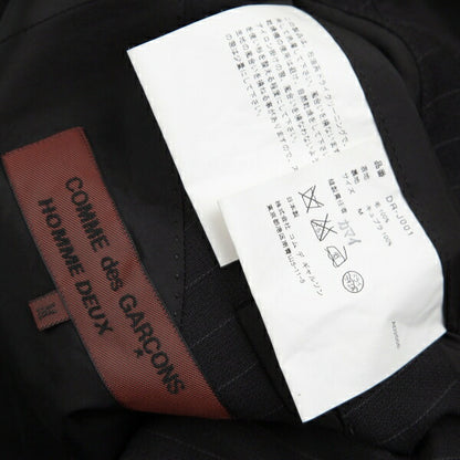 COMME des GARCONS HOMME DEUX Black Stripe 2B Jacket Size M