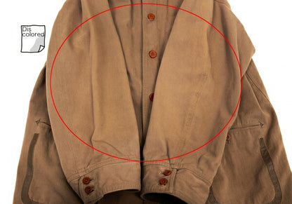 Papas Check Lined Logo Patch Coverall Brown Size L