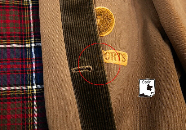 Papas Check Lined Logo Patch Coverall Brown Size L
