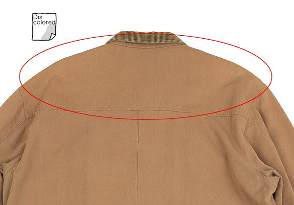 Papas Check Lined Logo Patch Coverall Brown Size L