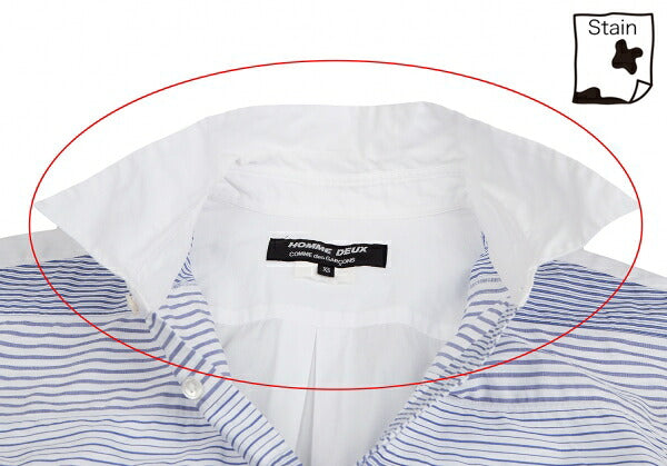 COMME des GARCONS HOMME DEUX Multi Shirt White Size XS