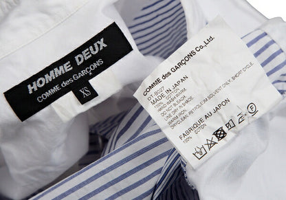 COMME des GARCONS HOMME DEUX Multi Shirt White Size XS