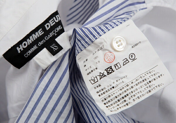 COMME des GARCONS HOMME DEUX Multi Shirt White Size XS