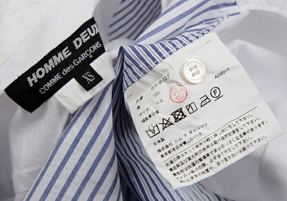 COMME des GARCONS HOMME DEUX Multi Shirt White Size XS
