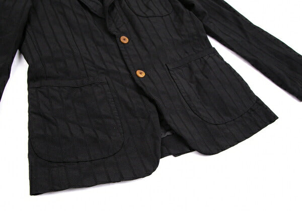 COMME des GARCONS HOMME DEUX Dyed Jacket Black Size XS