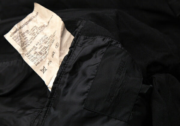 COMME des GARCONS HOMME DEUX Dyed Jacket Black Size XS