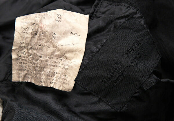 COMME des GARCONS HOMME DEUX Dyed Jacket Black Size XS
