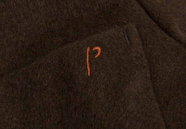 Papas Angora Wool Coverall Jacket Brown Size M