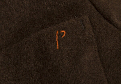 Papas Angora Wool Coverall Jacket Brown Size M