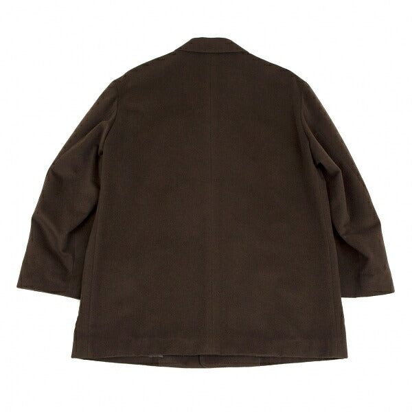 Papas Angora Wool Coverall Jacket Brown Size M