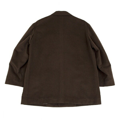 Papas Angora Wool Coverall Jacket Brown Size M