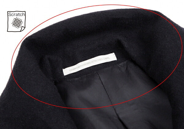 Y's for men Garment Dyed Toggle Button Coat Navy Size 3