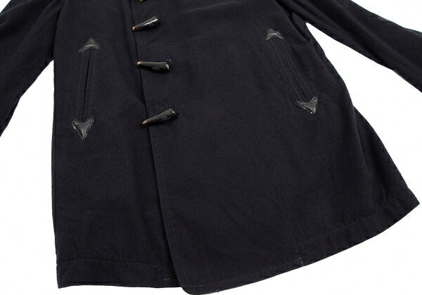 Y's for men Garment Dyed Toggle Button Coat Navy Size 3