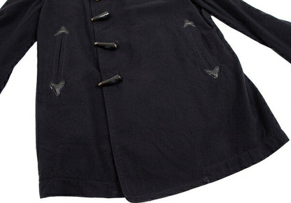 Y's for men Garment Dyed Toggle Button Coat Navy Size 3